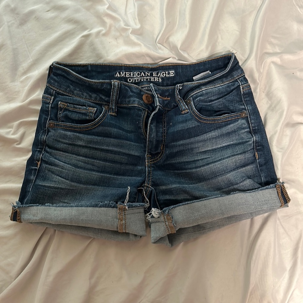 american eagle jean shorts